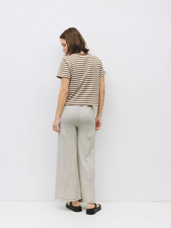 Cooper Tee  - Brown Stripe