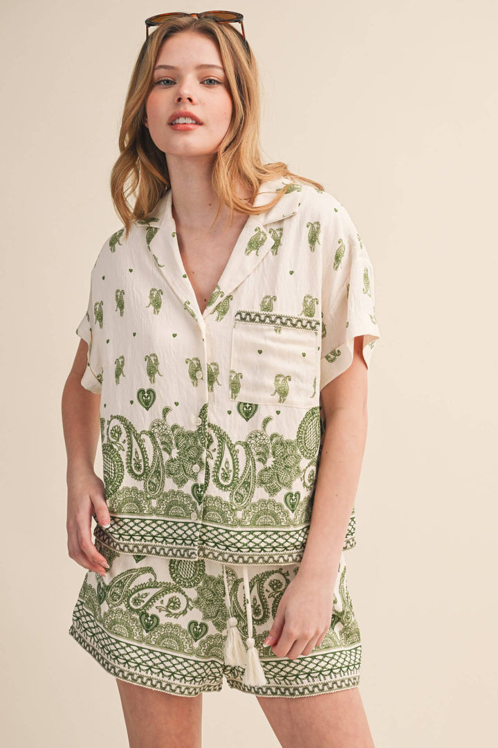 Charlie Paisley 2 Piece Set