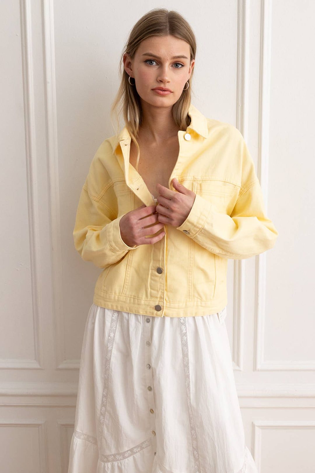 Boyfriend Jacket - Butter Yellow