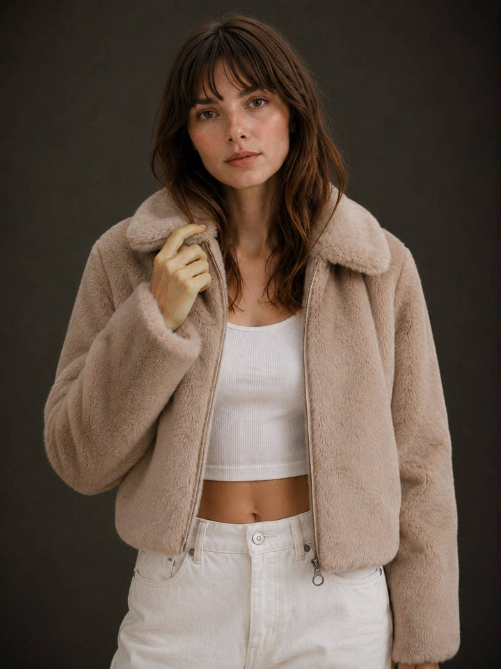 Foxy Faux Fur Jacket