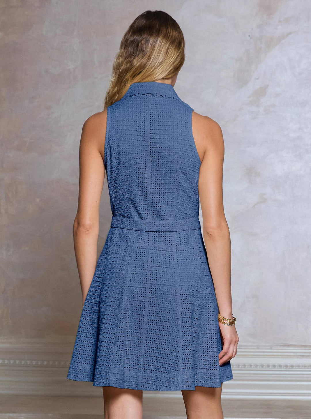 Tori Cotton Eyelet Mini Dress