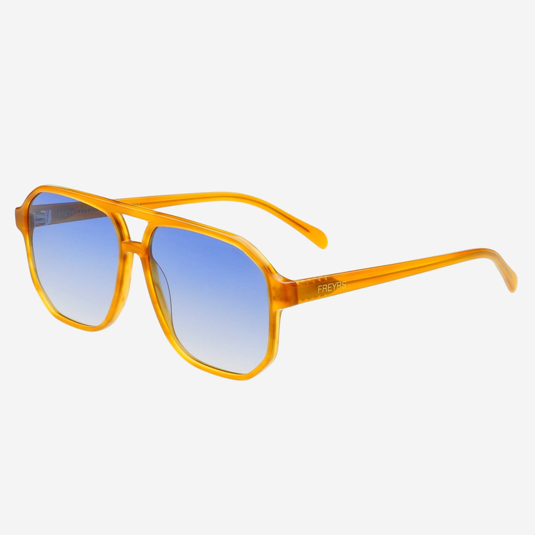 FREYRS Eyewear - Billie ( NEW ) Unisex Aviator Sunglasses : Light Brown