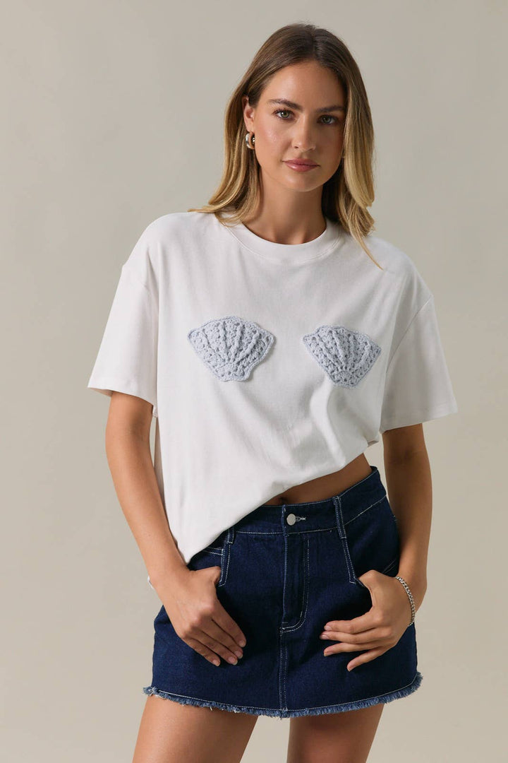 Shell Yeah! Crochet Tee