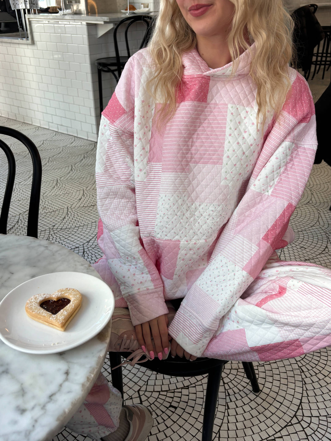 Quilted Margo Patchwork Hoodie