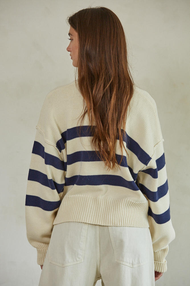 Irena Striped Cardigan