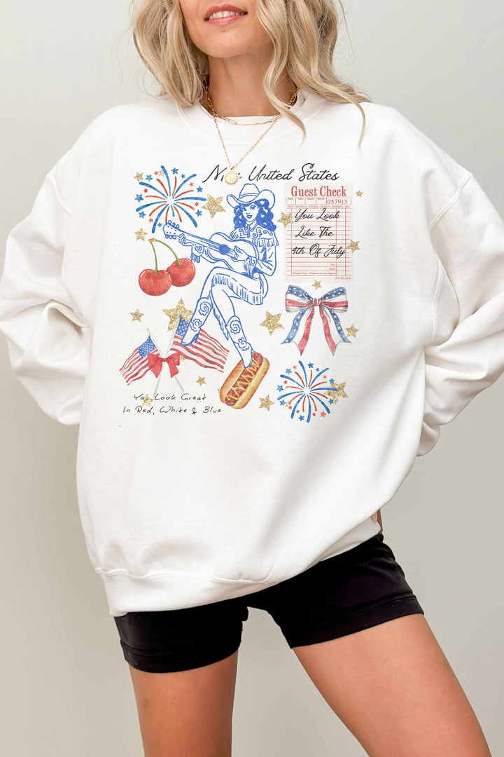 Miss USA Oversized Sweatshirt