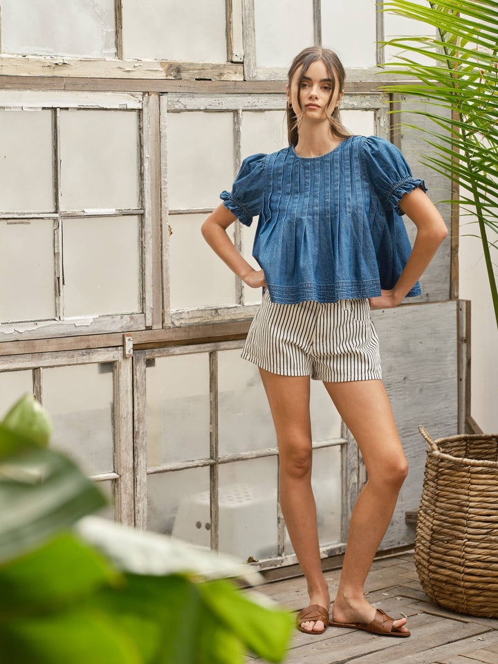 Conan Stripe Shorts