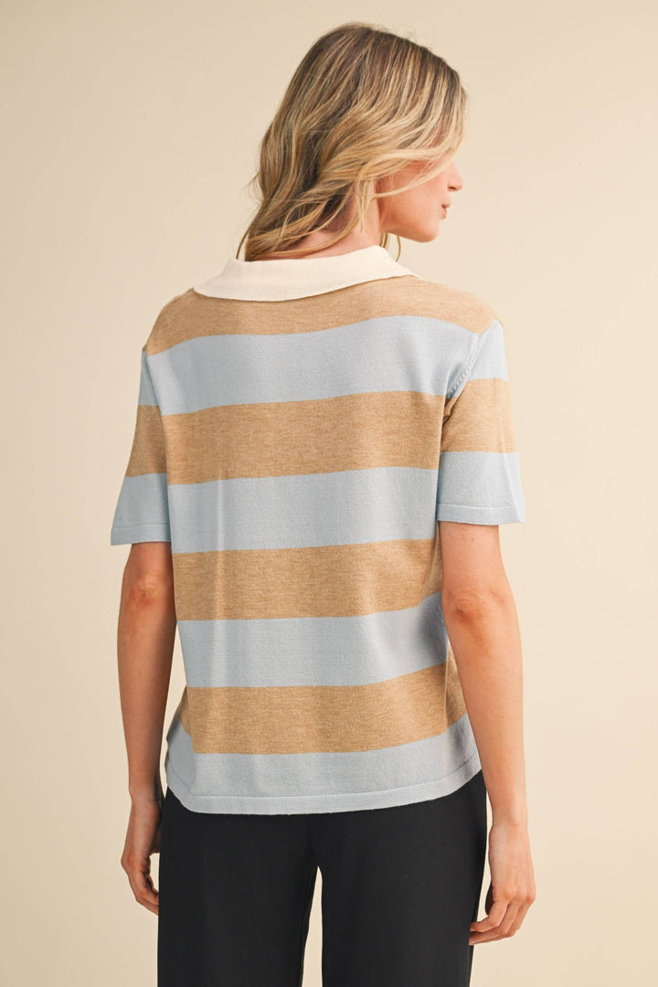 Rachel Knit Polo Short Sleeve
