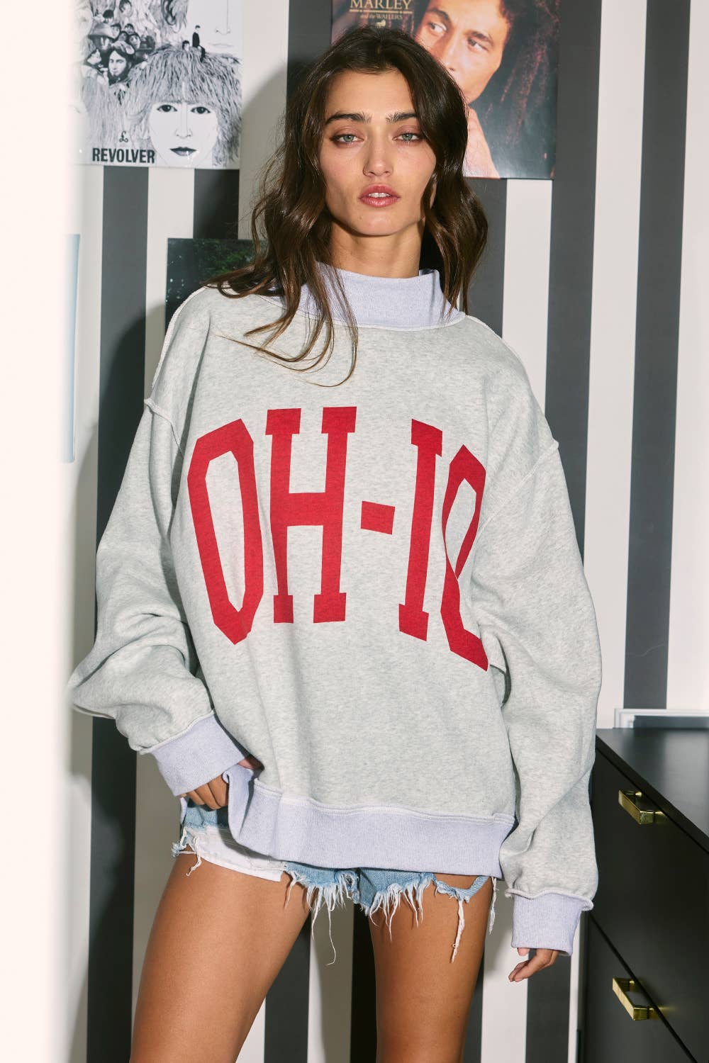 OH - IO Reversible Mockneck Sweatshirt