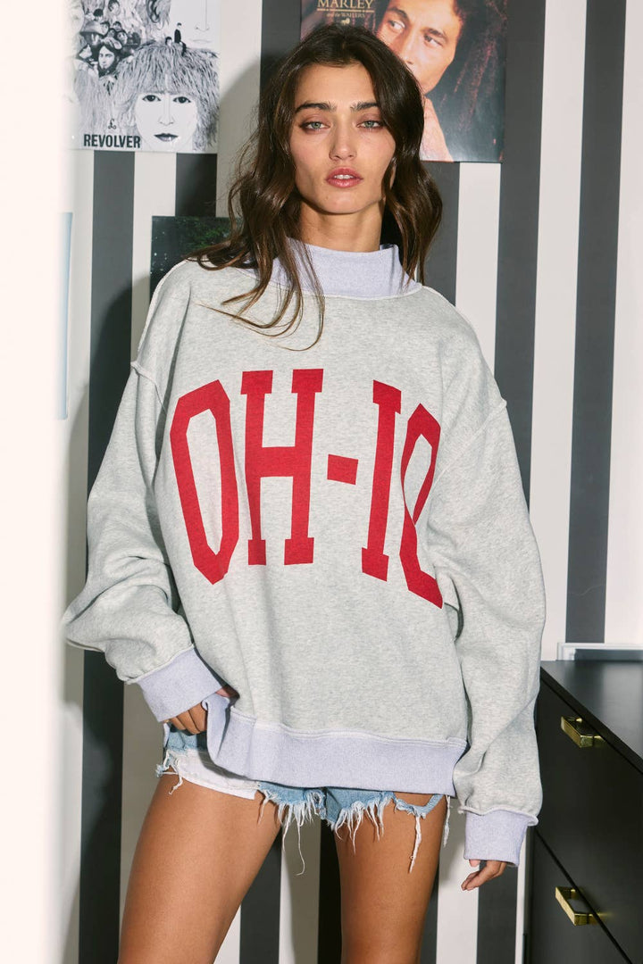 OH - IO Reversible Mockneck Sweatshirt