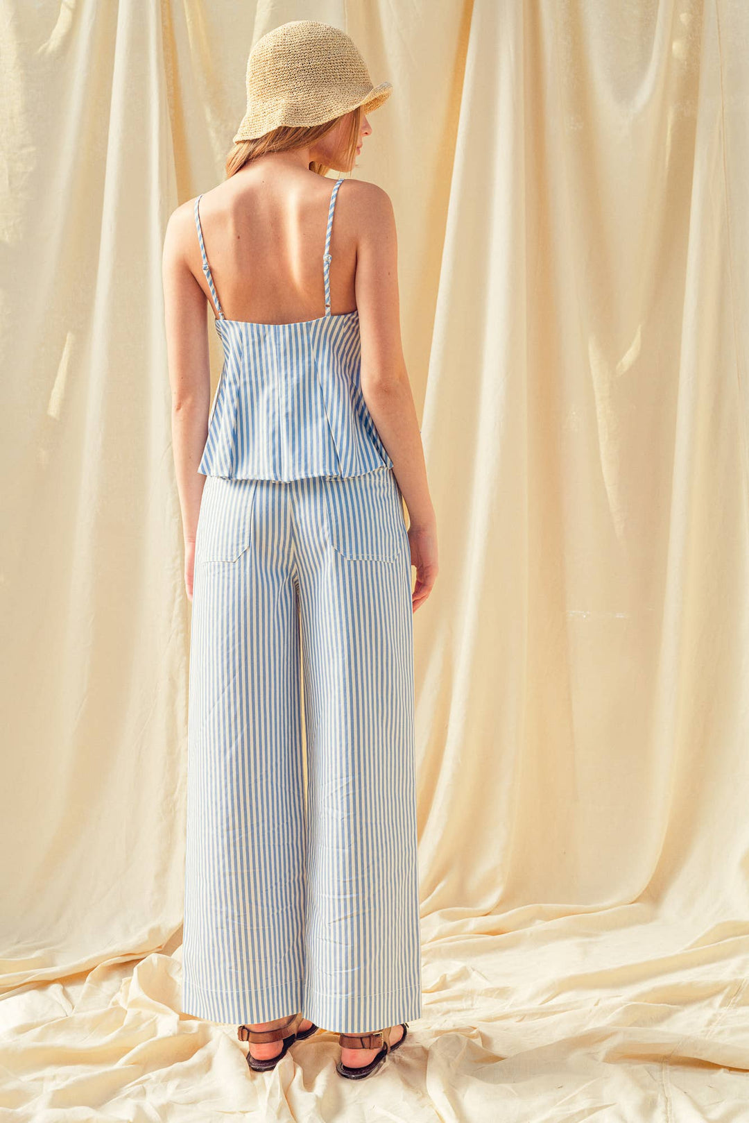 Alfresco Stripe Cropped Pant