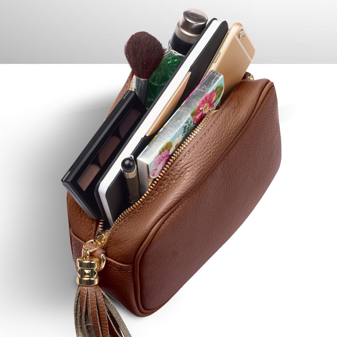Callie Italian Genuine Calf Leather Crossbody