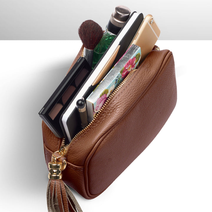 Callie Italian Genuine Calf Leather Crossbody