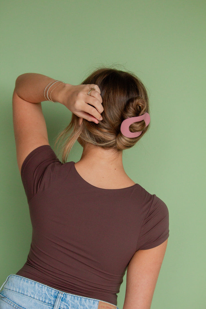Oval Flat Large Clip