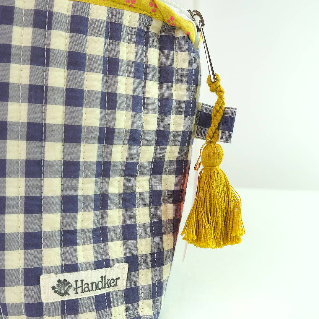Teddy Quilted Bandana Zipper Pouch