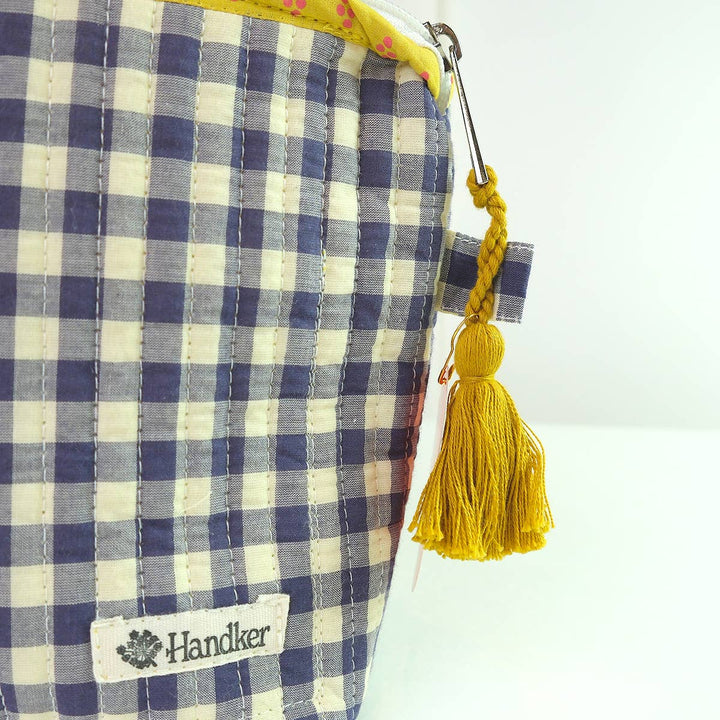 Teddy Quilted Bandana Zipper Pouch