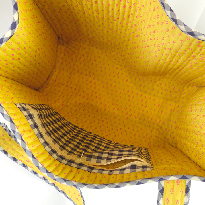 Teddy Quilted Bandana Tote