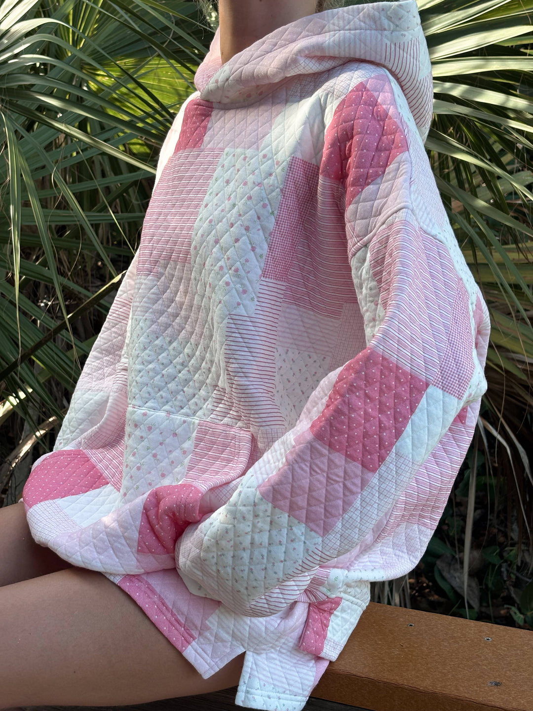 Quilted Margo Patchwork Hoodie