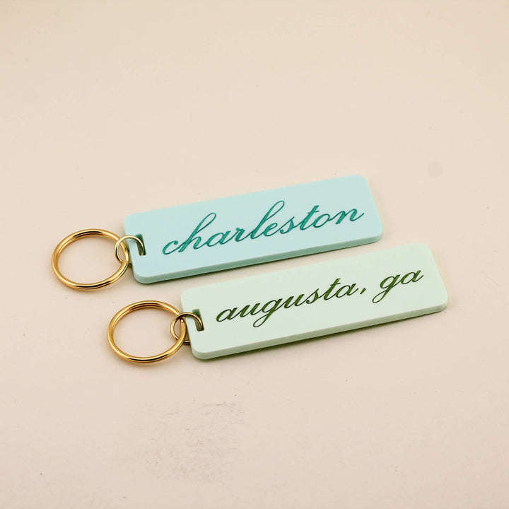 Lake Erie Keychain: Script Letters