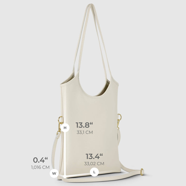 Poppy Italian Genuine Calf Leather Tote