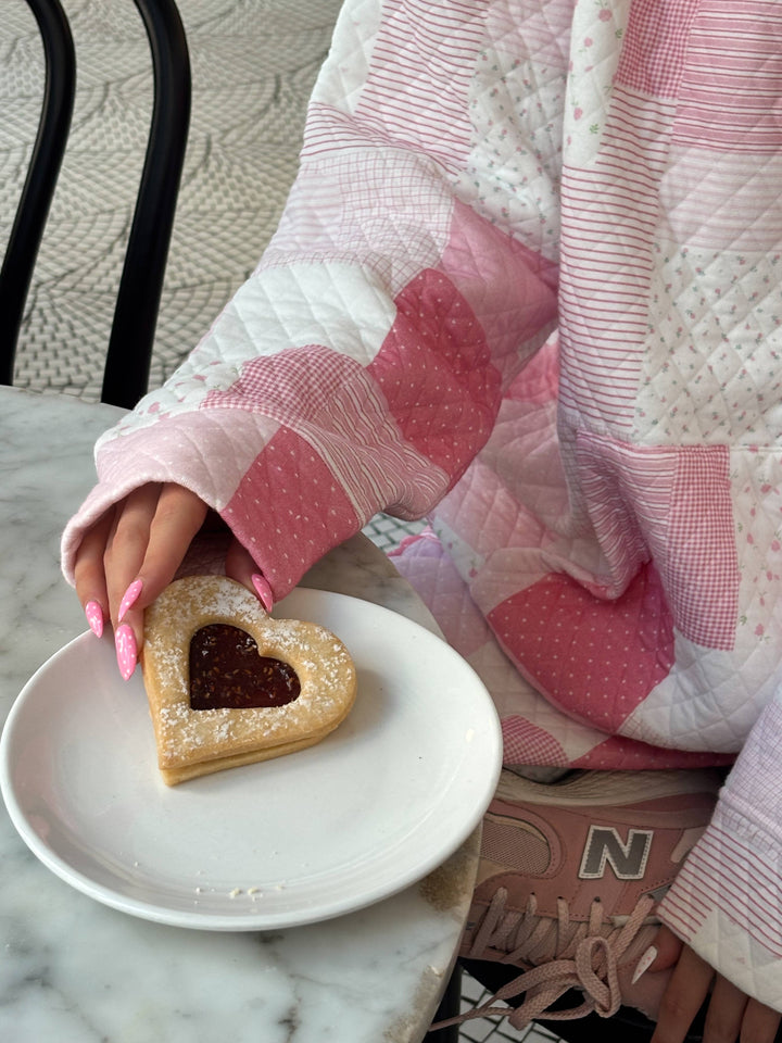 Quilted Margo Patchwork Hoodie