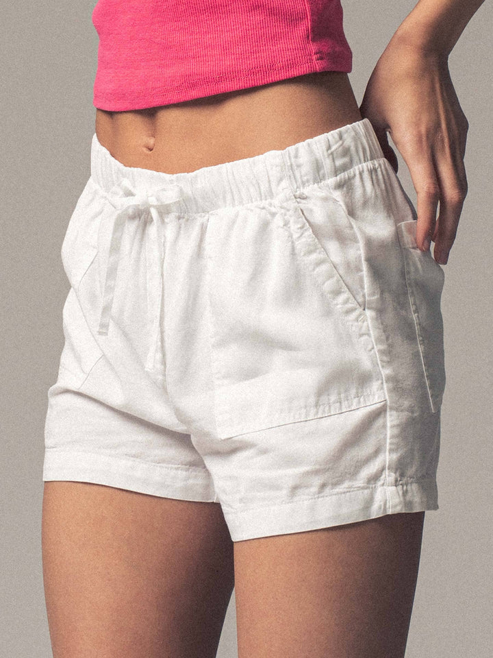 Randi Tencel Patch Pocket Shorts