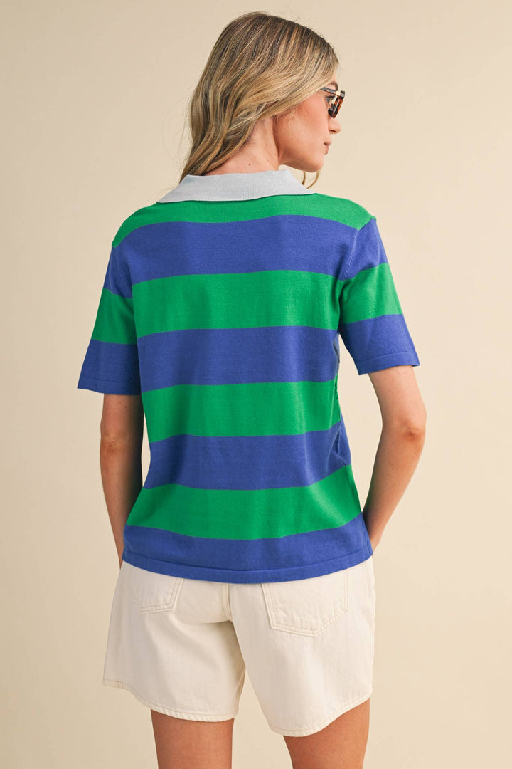 Rachel Knit Polo Short Sleeve