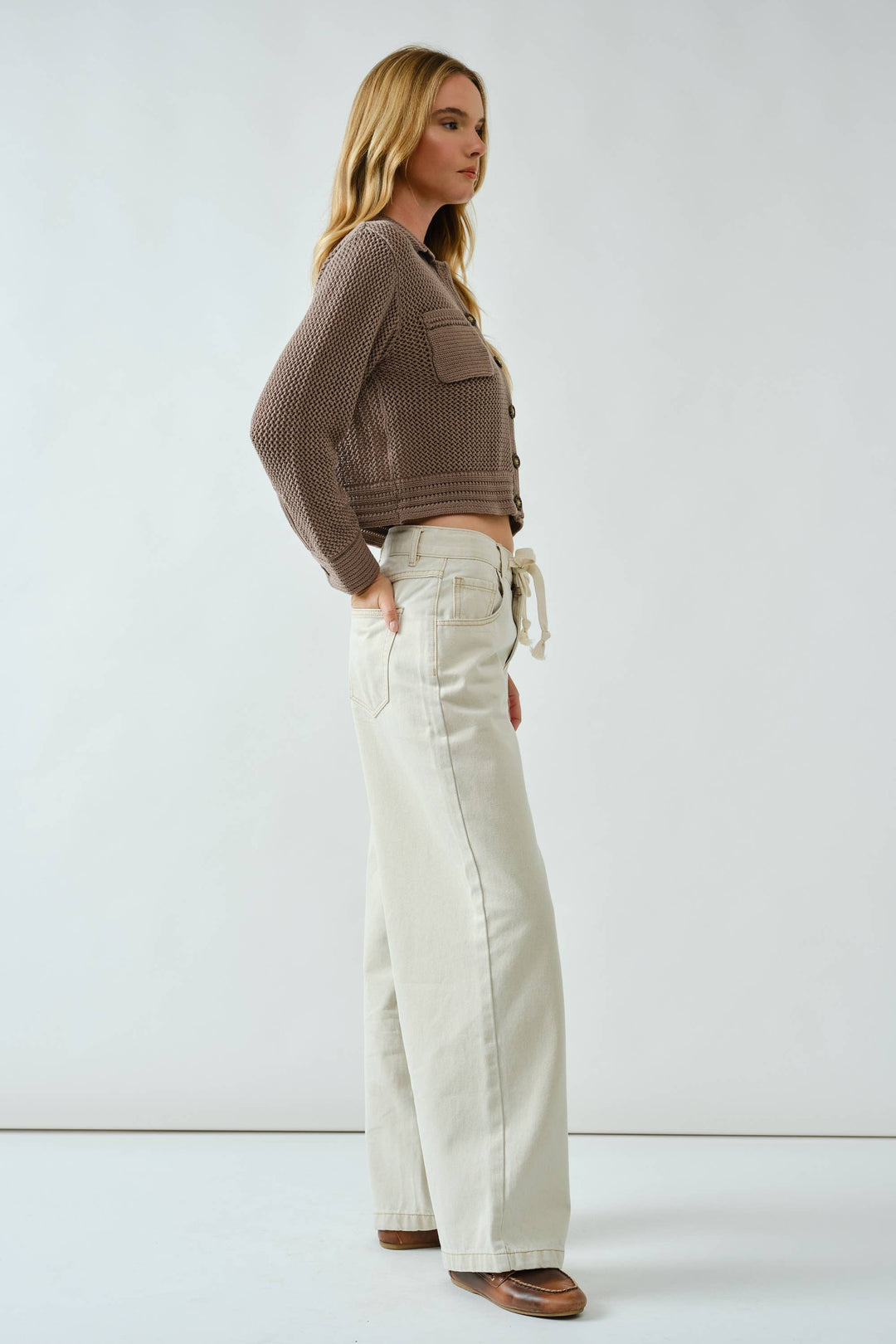 Amber Open Knit Cardigan