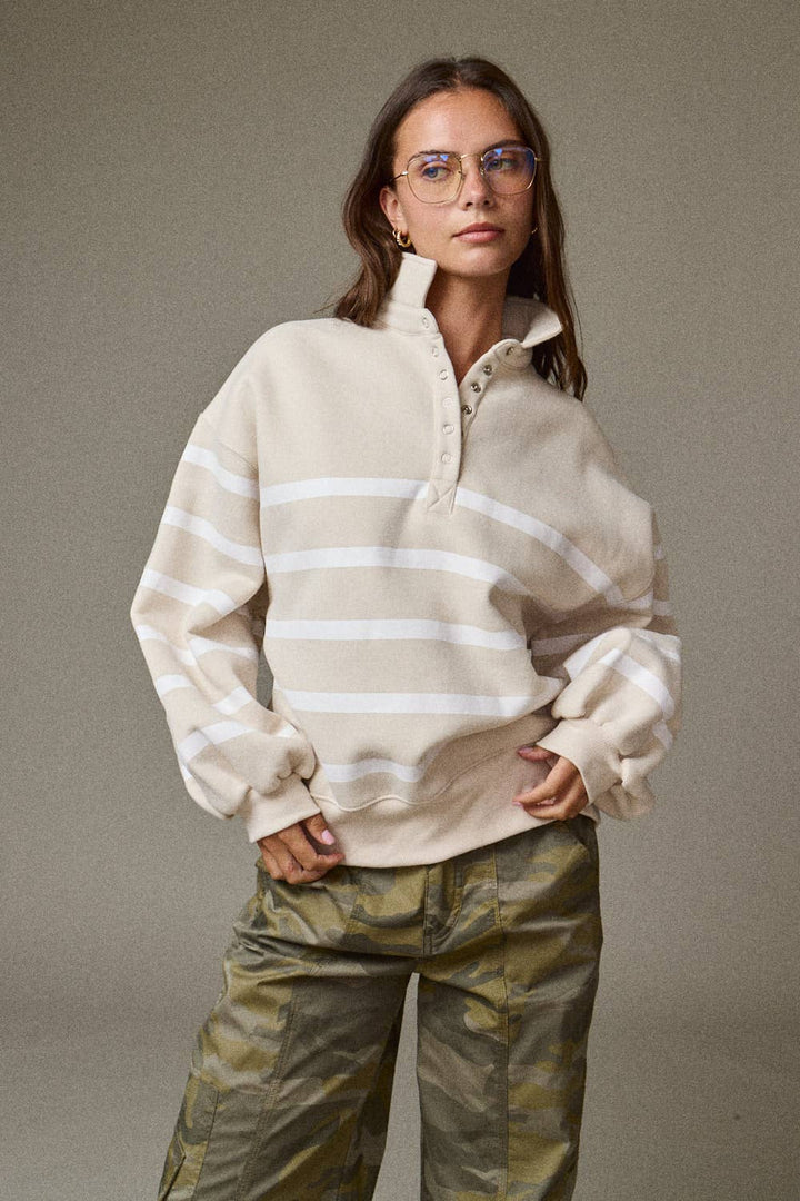 Addison Stripe Pullover