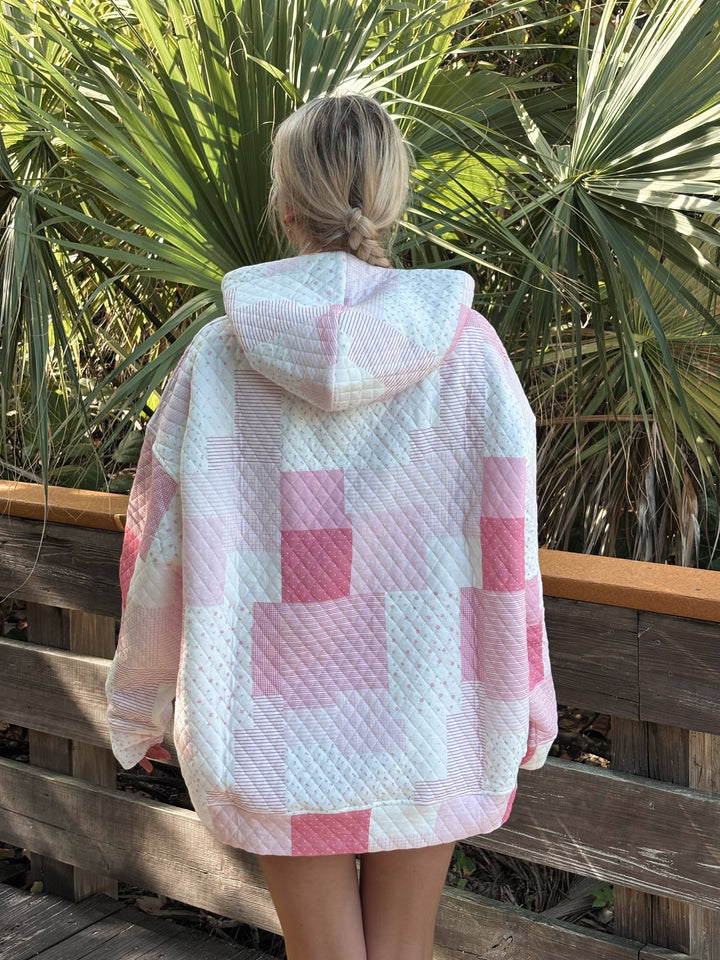 Quilted Margo Patchwork Hoodie