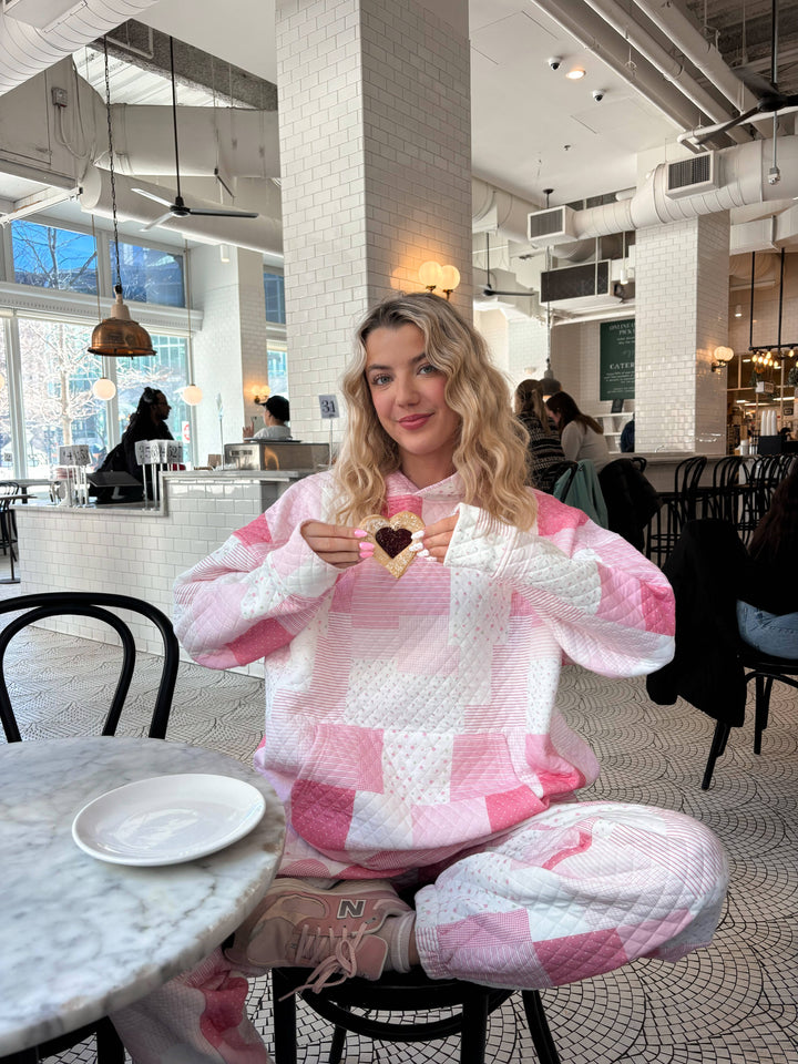 Quilted Margo Patchwork Hoodie