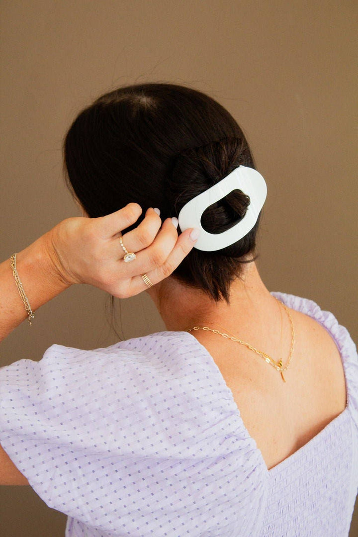 Oval Flat Large Clip