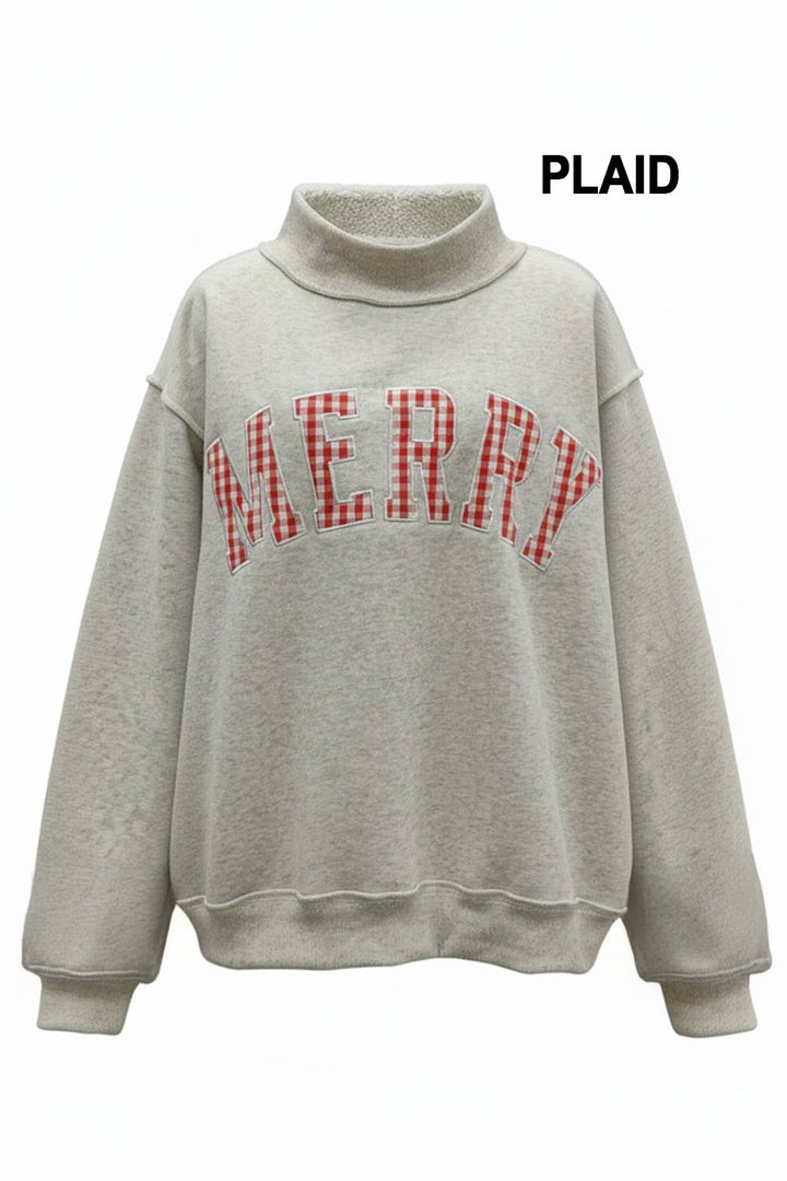 Merry Mockneck Sweatshirt