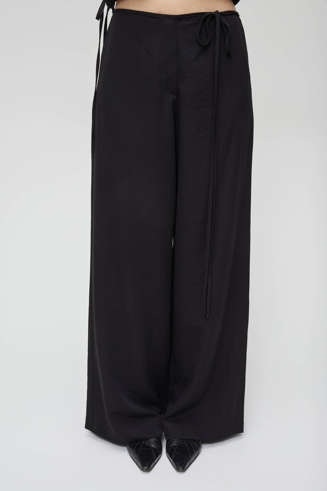 Shar Tie Front Lightweight Pants