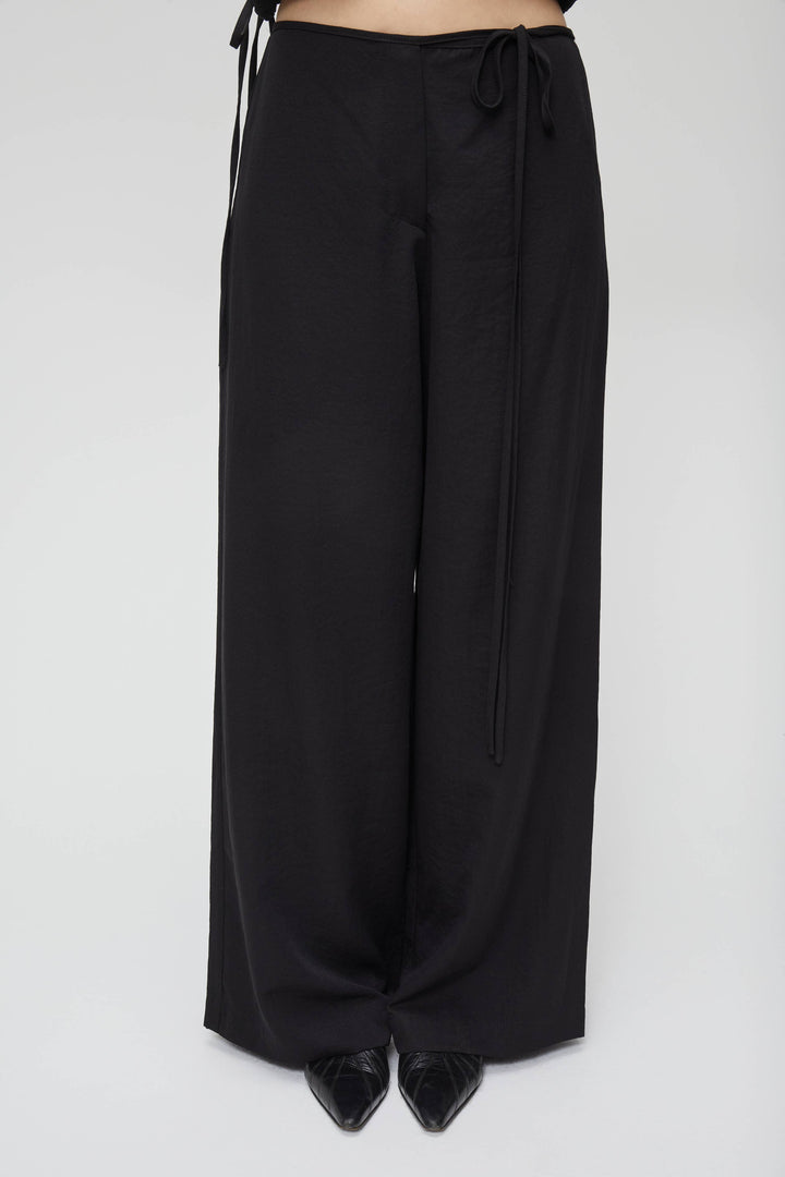Shar Tie Front Lightweight Pants