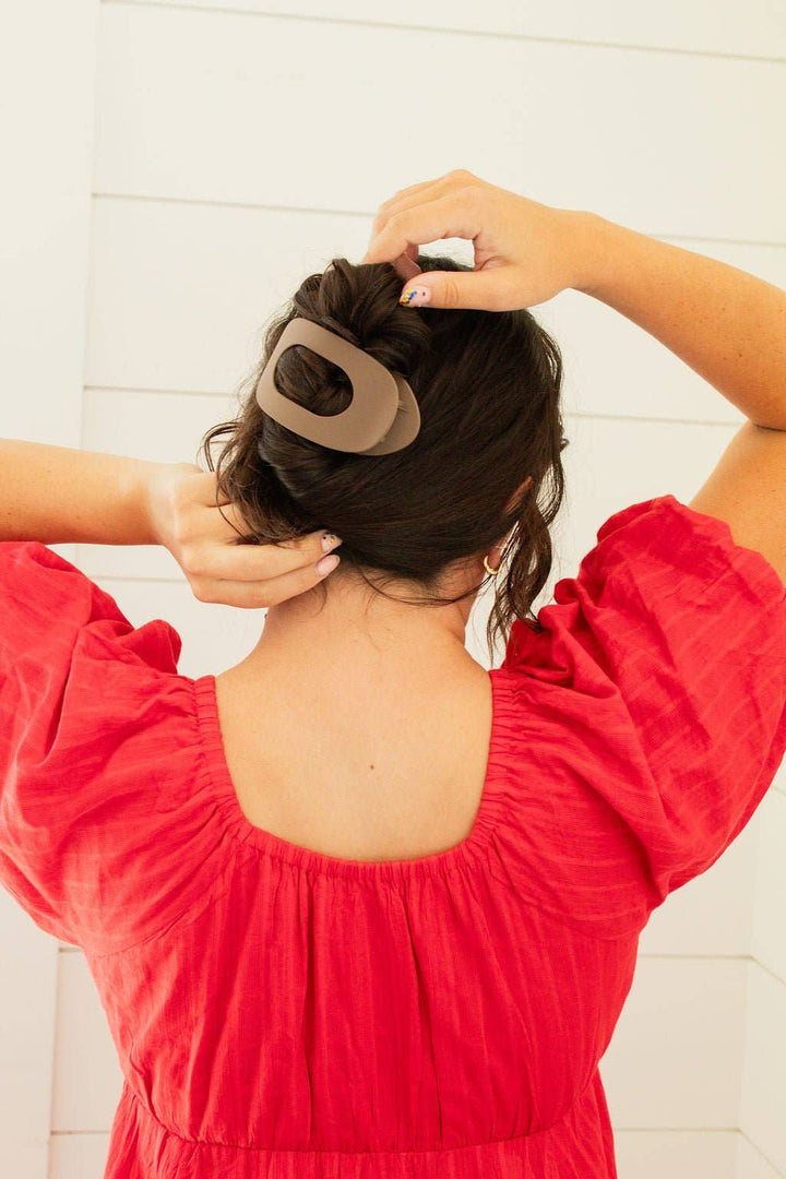 Oval Flat Large Clip