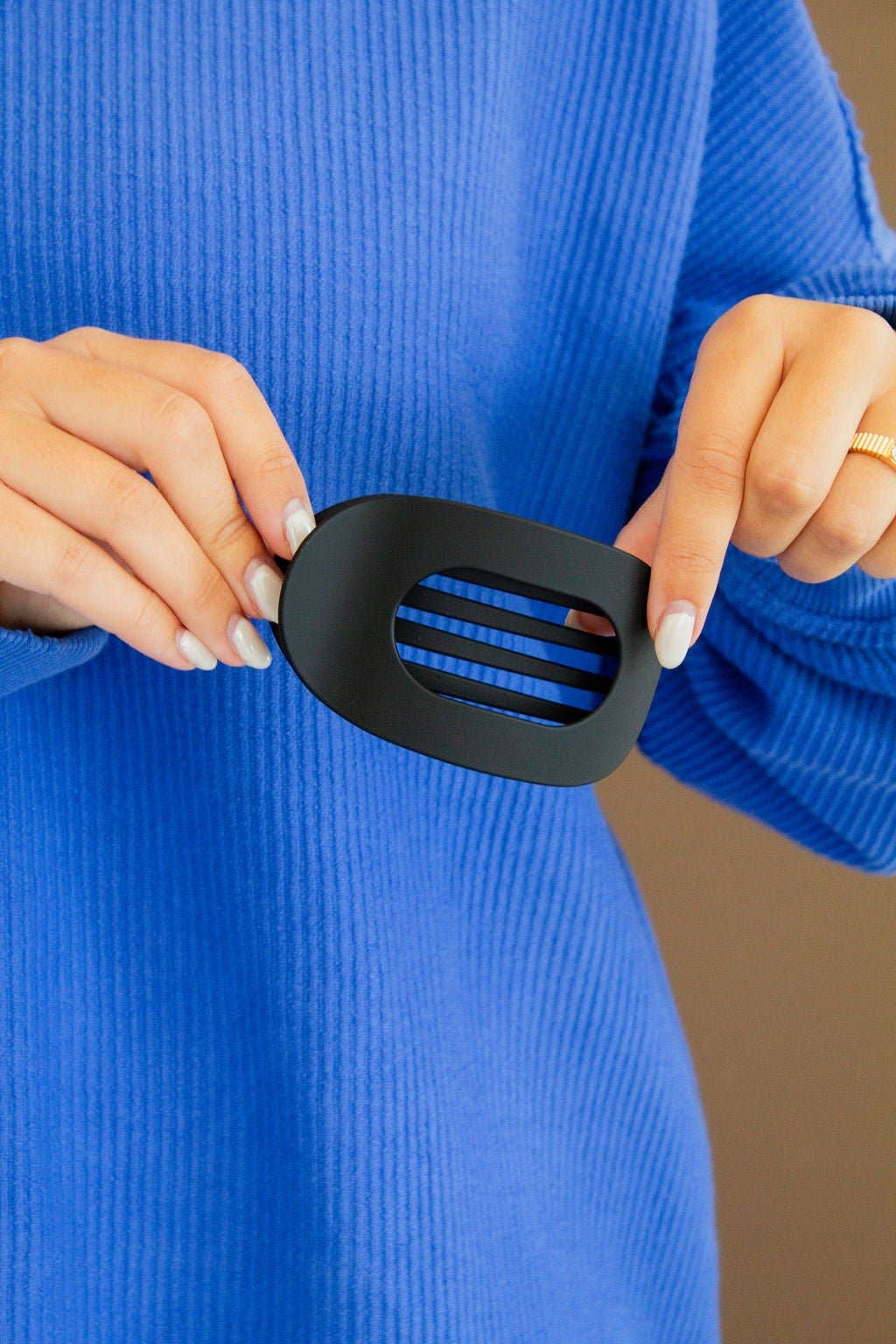 Oval Flat Large Clip