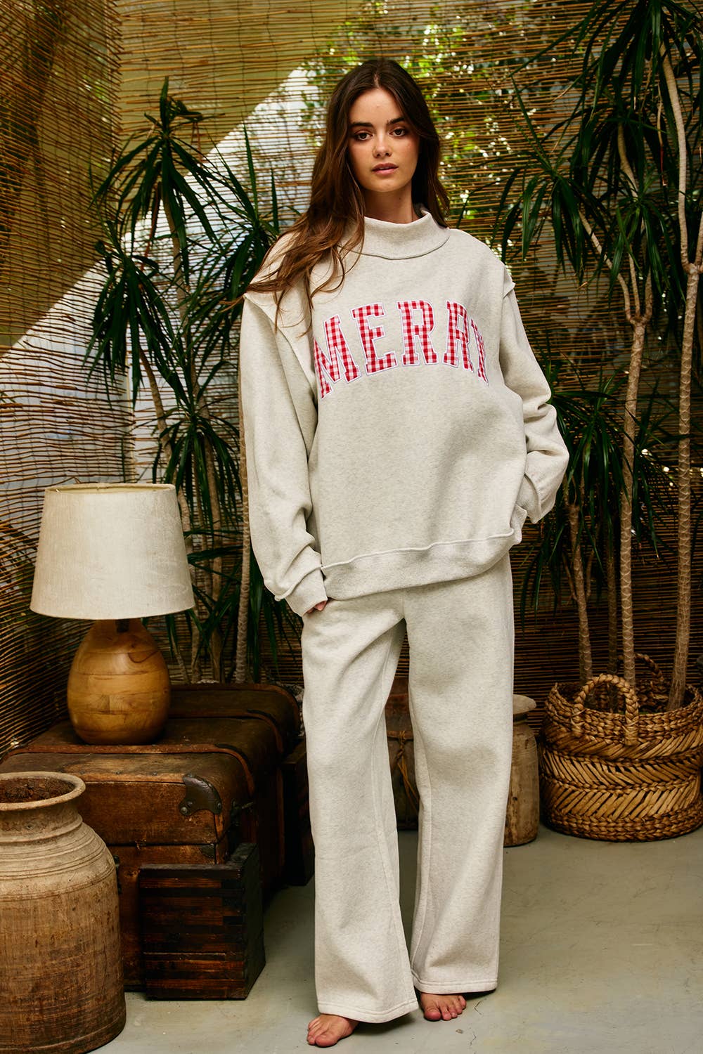Merry Mockneck Sweatshirt