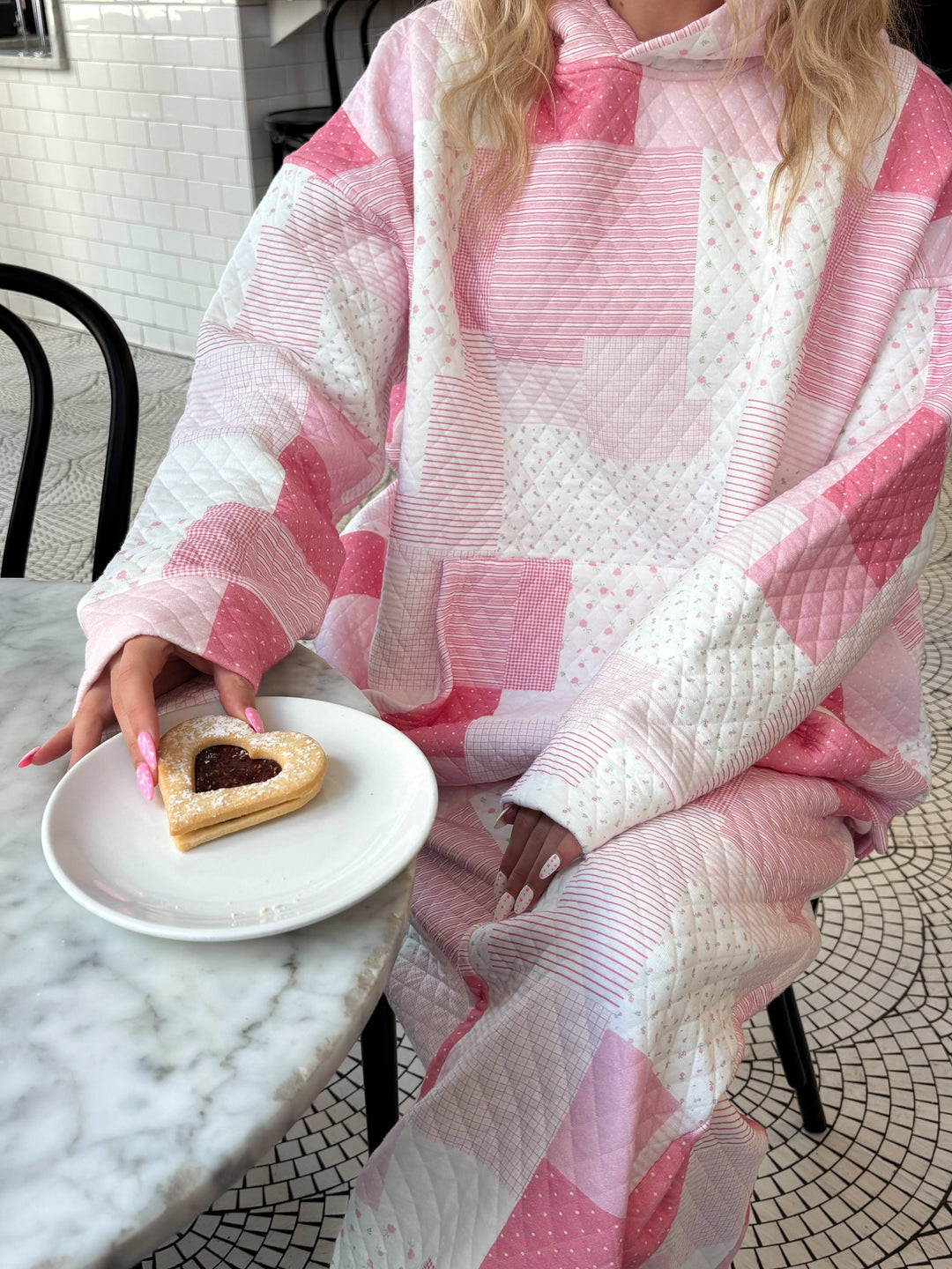 Quilted Margo Patchwork Hoodie