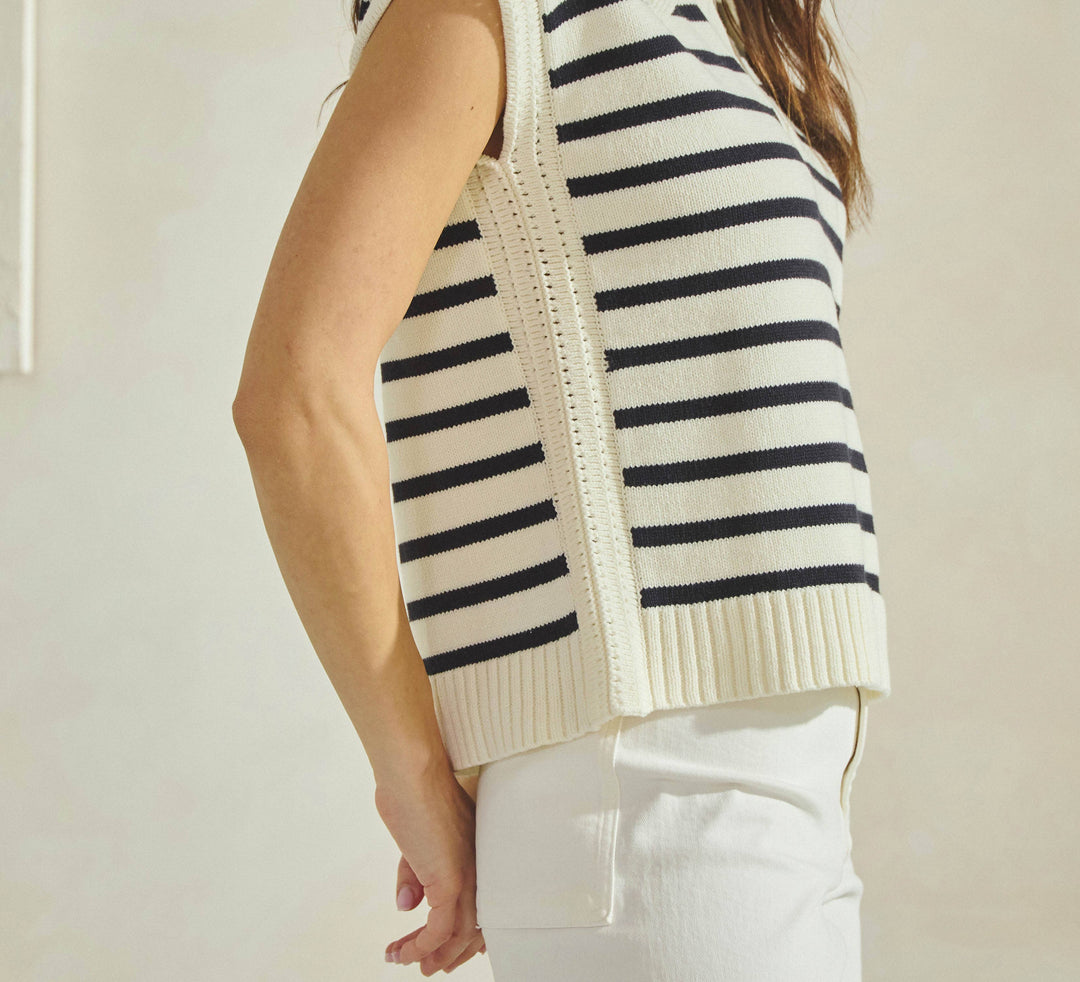 Tabi Collared Sweater Vest