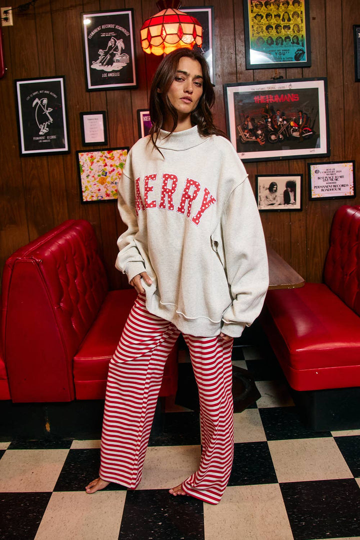 Merry Mockneck Sweatshirt
