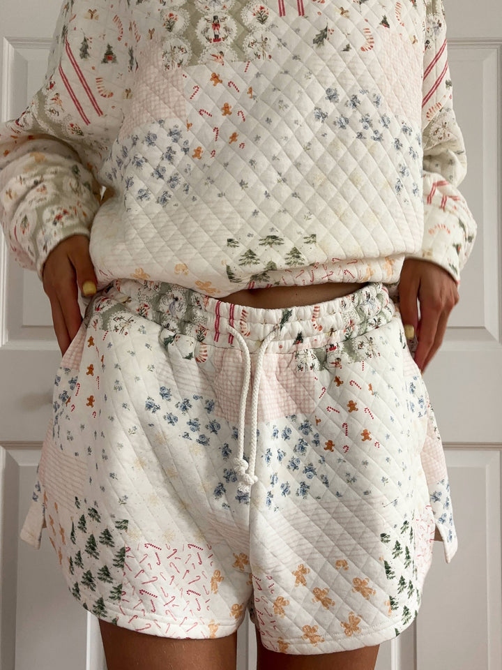 Holiday Quilted Shorts