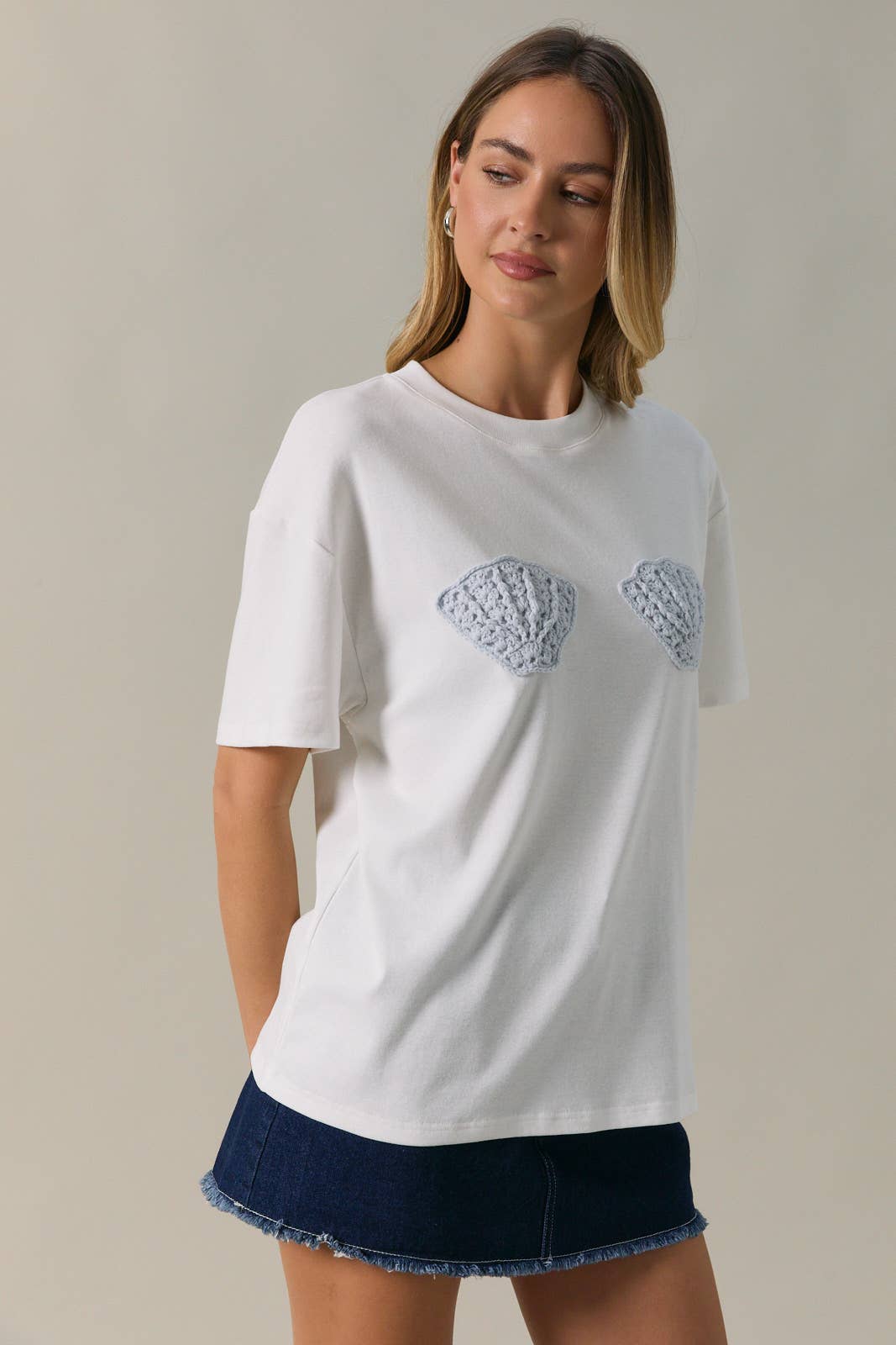 Shell Yeah! Crochet Tee