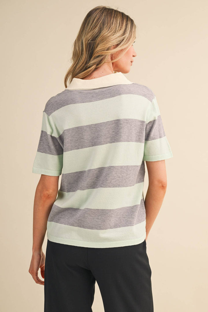 Rachel Knit Polo Short Sleeve
