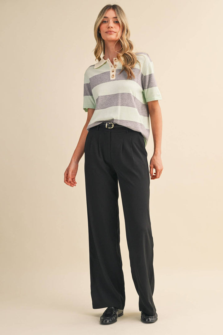 Rachel Knit Polo Short Sleeve
