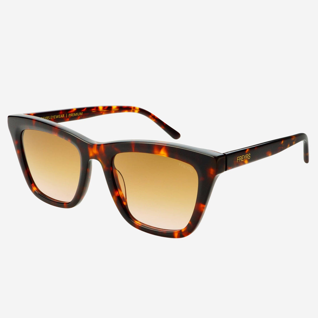 FREYRS Eyewear - Lucy Acetate Womens Cat Eye Sunglasses : Brown Tortoise