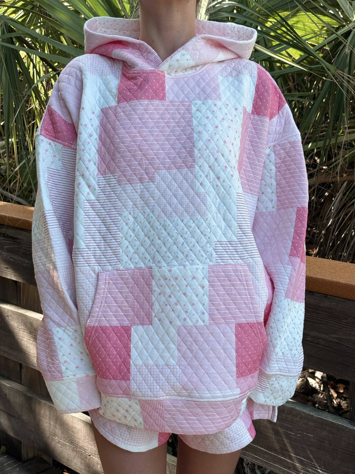 Quilted Margo Patchwork Hoodie