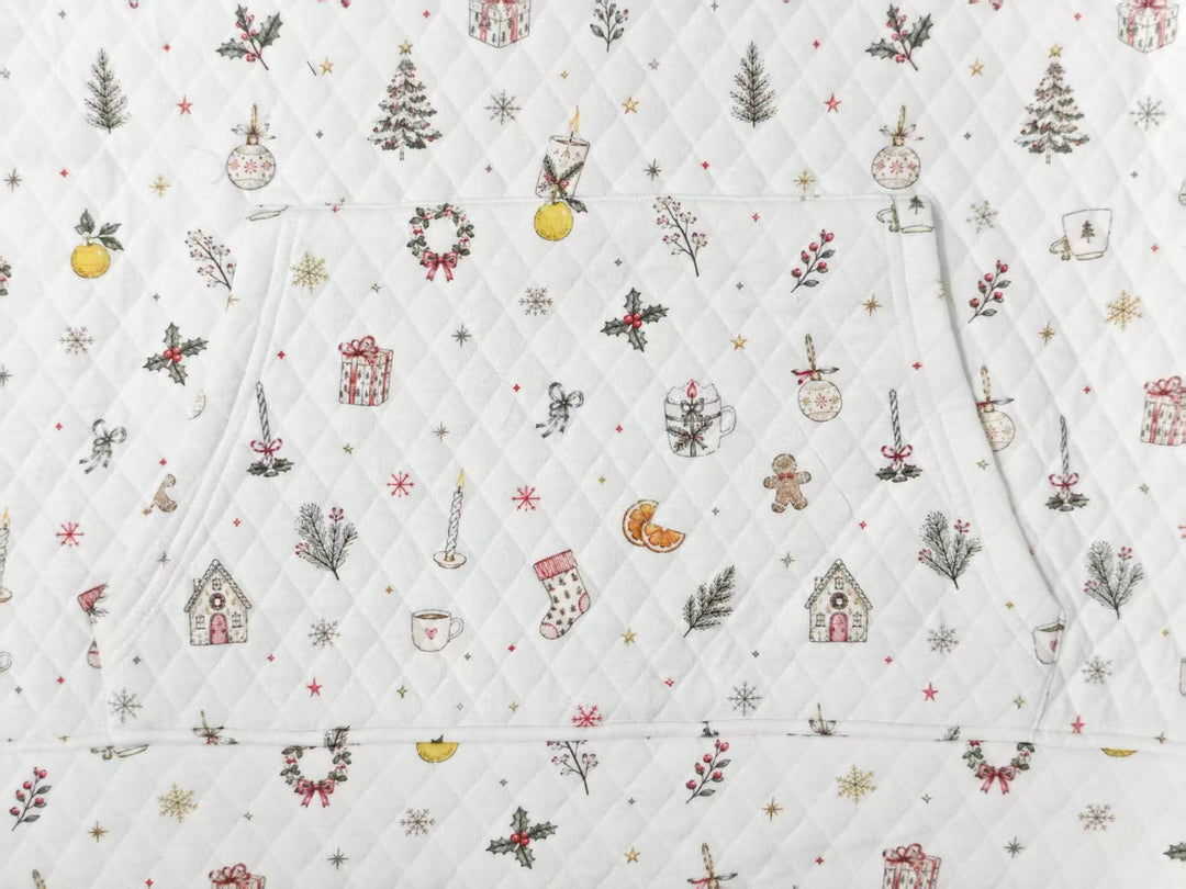 A Cottage Christmas Quilted Hoodie