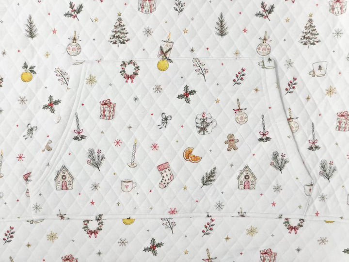 A Cottage Christmas Quilted Hoodie