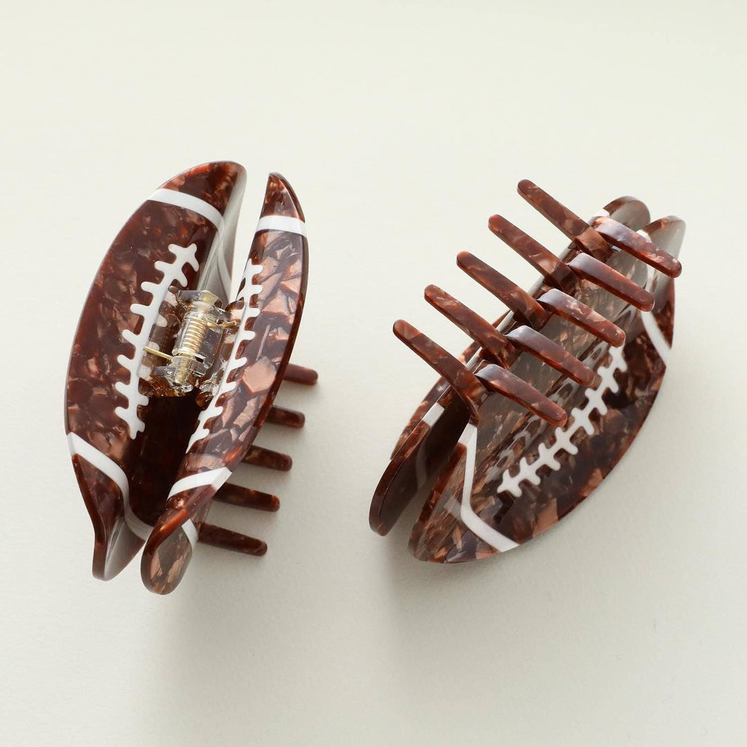 Football Large Hair Clip